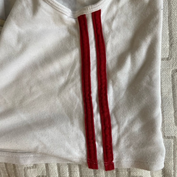 Brandy Melville Racer striped cropped tank - Picture 2 of 2